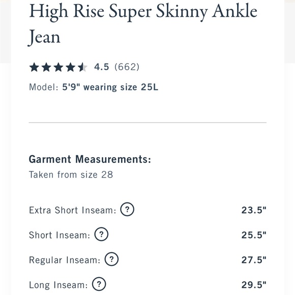 Abercrombie High Rise LEATHER Skinny Ankle Jeans - Black - Picture 9 of 9